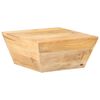 vidaXL Tavolino Salotto a Forma di V 66x66x30 cm Legno Massello Mango