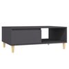 vidaXL Tavolino da Salotto Grigio 90x60x35 cm in Legno Multistrato