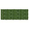 vidaXL Schermo per balcone con foglie Verde 200 x 75 cm