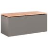 vidaXL Panchina da giardino Ruggine 100 x 40 x 43 cm acciaio corten