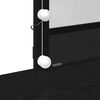 vidaXL Tavolo da Trucco con cassetto Rovere nero 100 x 40 x 130 cm
