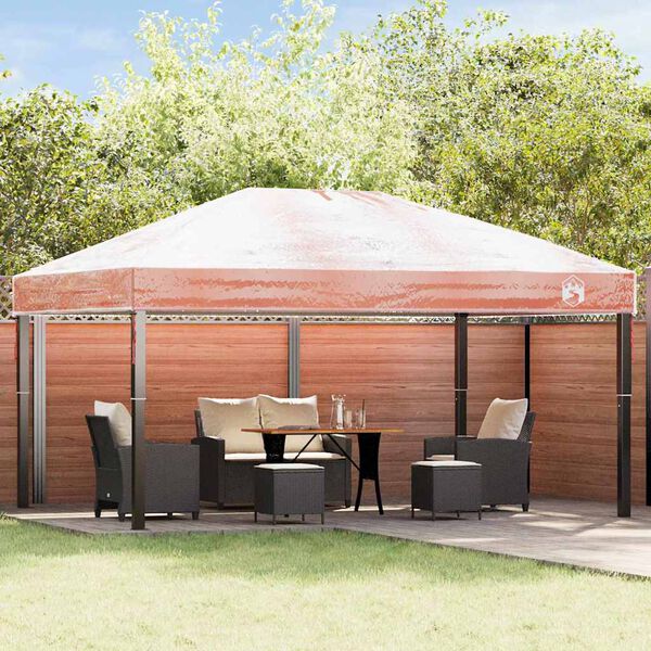 vidaXL Sostituzione Copertura Gazebo Trasparente 400 x 300 x 32 cm PVC
