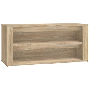 vidaXL Scarpiera Rovere Sonoma 100x35x45 cm in Legno Multistrato