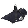 vidaXL Cappotto Cani Imbracatura Impermeabile Riflettente Blu Navy L36