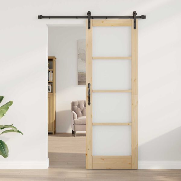 vidaXL Porta scorrevole ORKDAL Naturale 73,5 x 211 cm
