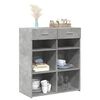 vidaXL Credenza Grigio Cemento 80x42,5x93 cm in Legno Multistrato
