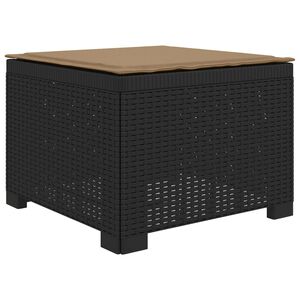 vidaXL Divano da Giardino a 1 Posto con Cuscino Aspetto Rattan PP