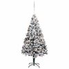 vidaXL Albero di Natale artificiale con 300 LED Bianco 180 cm