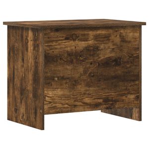 vidaXL Cassa di stoccaggio Rovere Fumo 60 x 40 x 50 cm