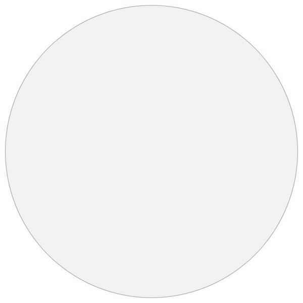 vidaXL Protezione Tavolo Opaca Ø 90 cm 2 mm in PVC