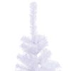 vidaXL Albero di Natale artificiale Bianco 150 cm PVC e Acciaio