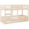vidaXL Letto a Castello 90x190 cm in Legno Massello di Pino
