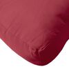 vidaXL Cuscino per Pallet Rosso Vino 80x80x12 cm in Tessuto