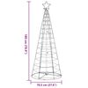 vidaXL Albero di Natale a LED 200 LED Blu 180 cm