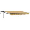 vidaXL Tenda retrattile manuale con LED 3 x 2,5 m