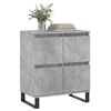 vidaXL Credenza Grigio Cemento 60x35x70 cm in Legno Multistrato