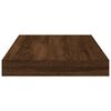 vidaXL Mensole Parete 4pz Rovere Marrone 40x10x1,5cm Legno Multistrato