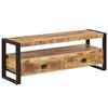 vidaXL Mobile Porta TV 120x35x45 cm Legno Massello di Mango