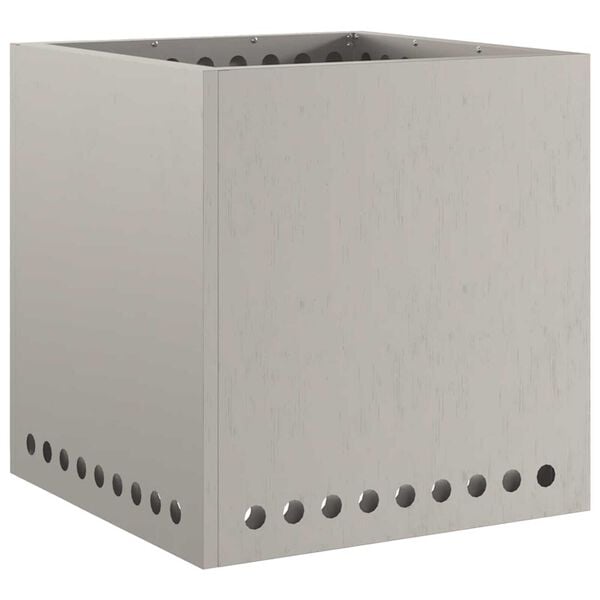 vidaXL Focolare Senza Fumi Marrone 48 x 48 x 50 cm Acciaio