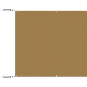vidaXL Paravento Verticale Beige 100x1200 cm in Tessuto Oxford