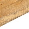 vidaXL Piano per Tavolo 100x70x2,5cm Rettangolare Legno Massello Mango
