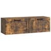 vidaXL Mobile Porta TV da Muro Rovere Fumo 98 x 31 x 30 cm