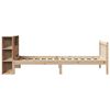 vidaXL Letto Libreria senza Materasso 90x200 cm Legno Massello Pino