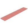 vidaXL Testiera da Parete 12 pcs Rosa 90 x 15 cm Velluto