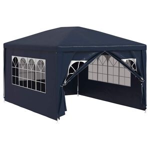 vidaXL Tenda per Feste 3x4 m Blu