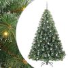 vidaXL Albero di Natale artificiale con 300 LED Verde 240 cm PE e PVC