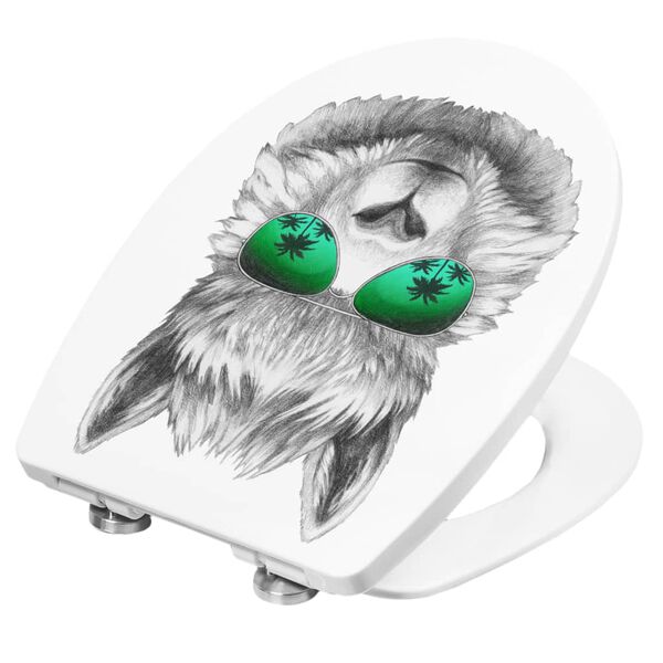 CORNAT Tavoletta Water con Chiusura Ammortizzata 3D LAMA Termoplastica