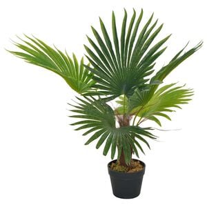 vidaXL Palma Artificiale con Vaso Verde 70 cm
