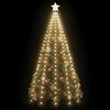 vidaXL Rete di Luci per Albero di Natale con 250 LED 250 cm