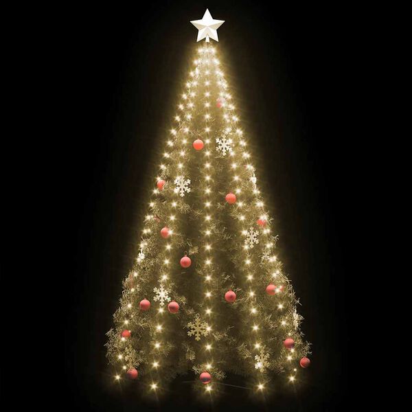 vidaXL Rete di Luci per Albero di Natale con 250 LED 250 cm