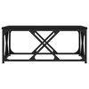 vidaXL Tavolino da Salotto Nero 70x70x30 cm in Legno Multistrato