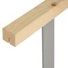 vidaXL Schienale per Divano Pallet 110 cm in Legno Massello di Pino