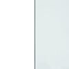 vidaXL Lastra in Vetro per Caminetto Rettangolare 100x50 cm