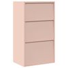 vidaXL Armadio Rosa 60 x 40 x 90 cm Acciaio laminato a freddo