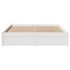 vidaXL Letto senza Materasso Bianco 120x190 cm Legno Massello di Pino