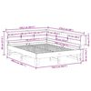 vidaXL Letto Libreria senza Materasso 140x200 cm in Legno di Pino