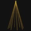 vidaXL Albero di Natale Cascata Luci LED Interni Esterni 400 LED 2,5 m