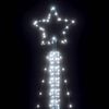 vidaXL Albero di Natale a LED 525 LED Bianco Freddo 302 cm