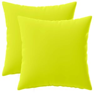 vidaXL Federa 2 pcs HEERLEN Verde brillante. 30 x 30 cm Poliestere