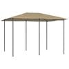 vidaXL Gazebo 3x4x2,6 m Grigio Talpa 160 g/m&sup2;
