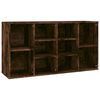vidaXL Scarpiera Rovere Fumo 103x30x55 cm in Legno Multistrato