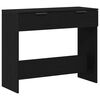 vidaXL Tavolo consolle Rovere Nero 30 x 36 x 75 cm