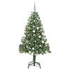 vidaXL Albero di Natale con 300 LED con supporto Verde 180 cm PVC