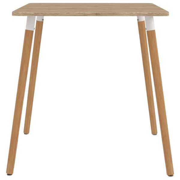 vidaXL Set da Pranzo 5 pz Nero e Turchese