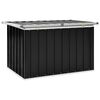 vidaXL Baule da Giardino Antracite 109x67x65 cm