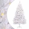 vidaXL Albero di Natale Artificiale con Rami Pieghevoli Bianco 270 cm